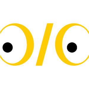 Gold 'O/C' logo with a slash between O and C on a black background.